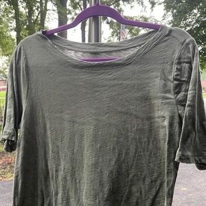 Loft Green Vintage Soft Short Sleeve Shirt